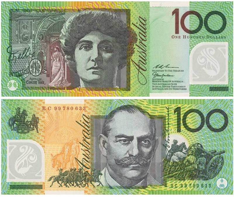 100 AUD banknote