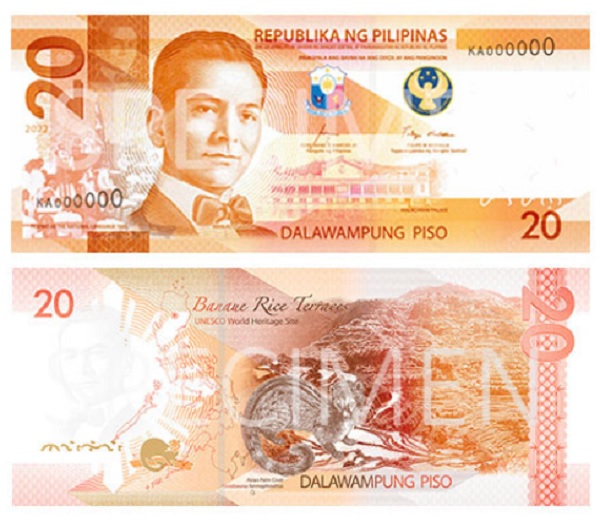 20 Philippine peso banknote (20 PHP)
