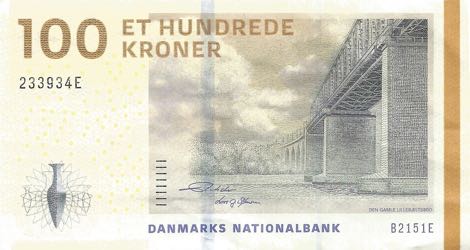 Billete de 100 coronas danesas