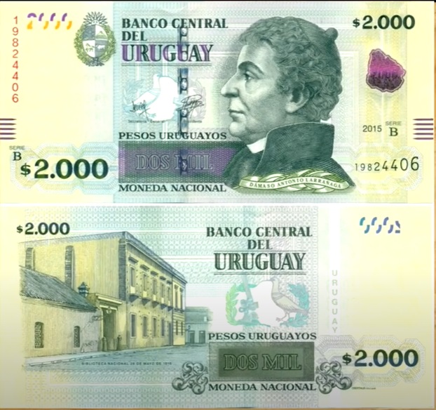 Billete de 2000 pesos uruguayos 2000 UYU