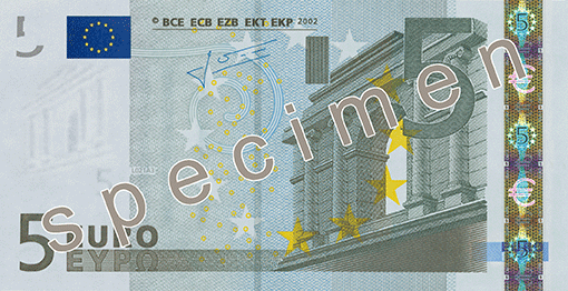 Billete de 5 euro
