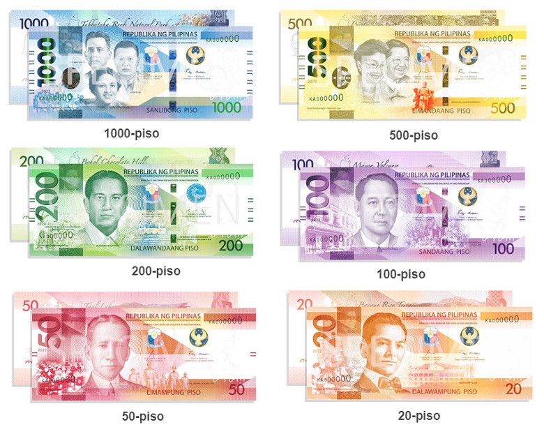 Billetes de peso filipinos