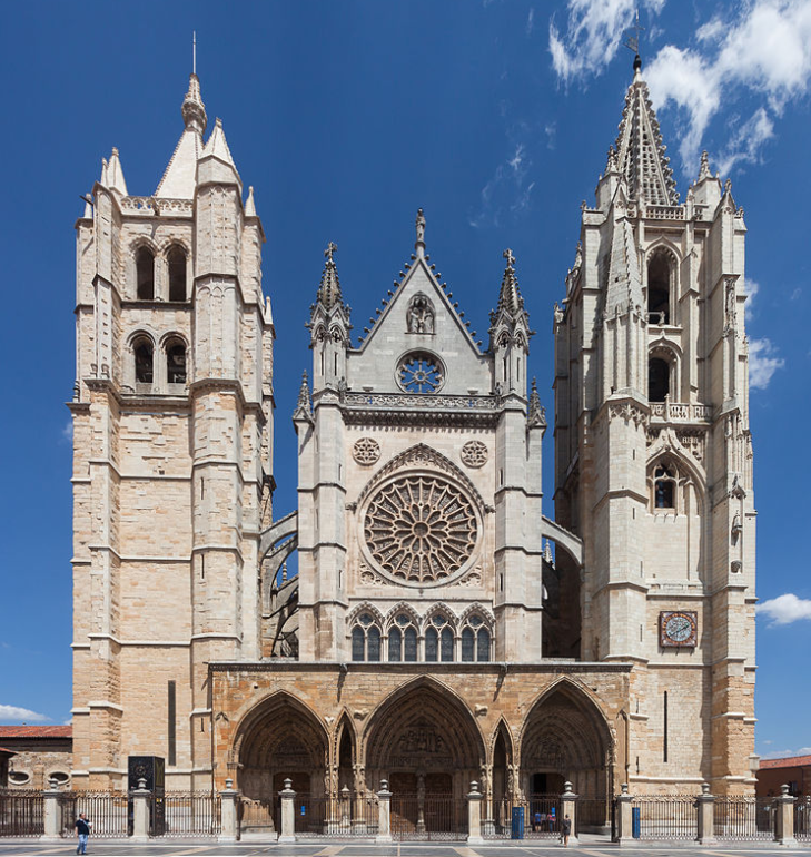 Catedral de León vista frontal