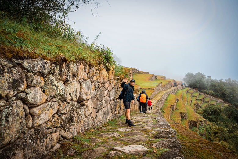 Final stretch before Machu Picchu Inca Trail