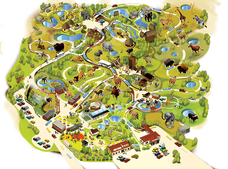 GIVSKUD resort map (fuente https://legolandbillundresort.com/)