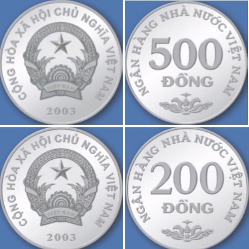 Monedas-de-500-y-200-dong-vietnamitas-VND