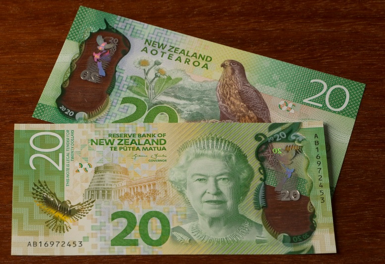 New Zealand twenty dollar banknote ($20)