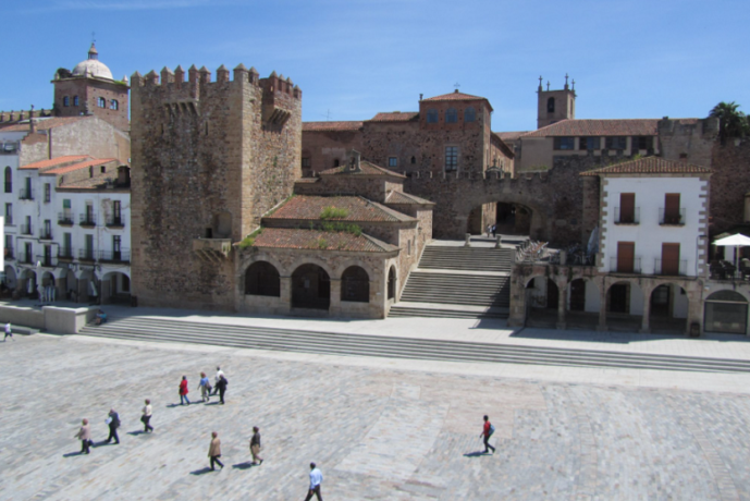 Plaza Mayor de Cáceres Extremadura