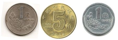 yuan and jiaos coins (Source cambioeuroyuan.org)